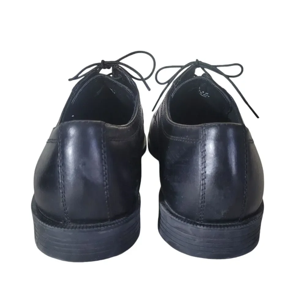 Cole‎ Haan Dustin Plain Oxford II Dress Shoes Men's Size 8 M Black Preppy